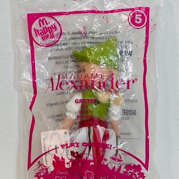 NEW McDonald's 2010 MADAME ALEXANDER GRETEL Happy Meal Doll #5 Orig Packaging - Picture 1 of 3